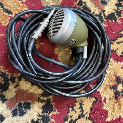 Shure 520DX Green Bullet Harmonica Microphone 2012 - Present - Black image 1