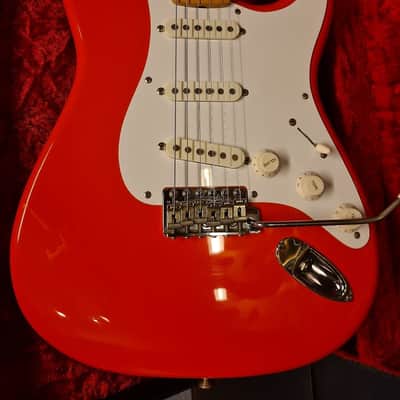 Squier JV Stratocaster 57 Ri 1983 Fiesta Red image 1