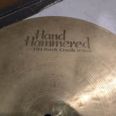Sabian 16" HH Hand Hammered Rock Crash Cymbal 1992 - 2007 - Brilliant image 2