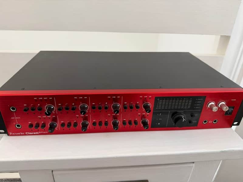 Focusrite Clarett 8Pre X Thunderbolt Audio Interface 2010s - Red image 1