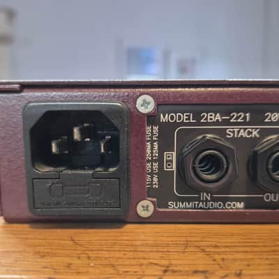 Summit Audio 2BA-221 Mic and Line Module 2010s - Silver image 8