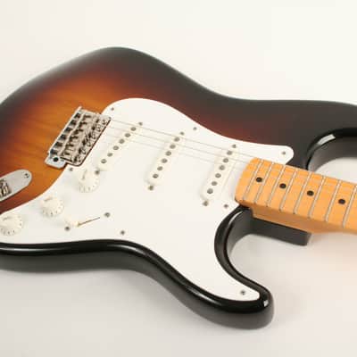 Fender Custom Shop Limited Edition 70th Anniversary 1954 Stratocaster NOS 1-Piece Quartersawn Maple Neck Fingerboard Wide-Fade 2-Color Sunburst XN5508 image 5