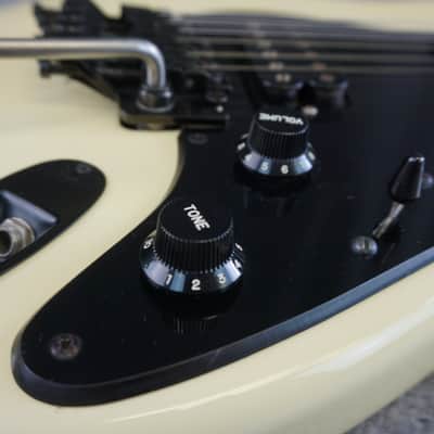 1985 ESP Japan Custom Craft House Super Strat Rare Early Pre-LTD Birdseye Maple Floyd Rose White image 12