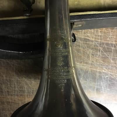 An Antique 1922 French Made 1900 Couesnon & Cie Jazz Style Trumpet in it's Original Case & Ready to Play   5 T image 11