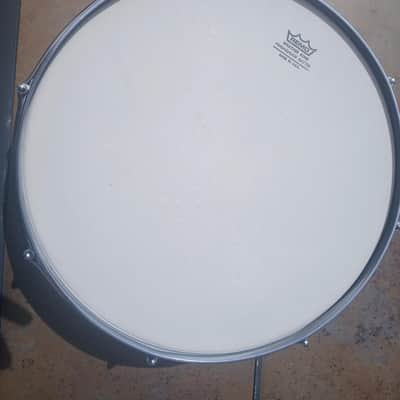 Slingerland 4x14 buddy rich piccolo 3 ply 8 lug snare drum 1970s - white satin flame image 10