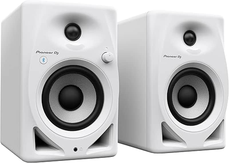 Pioneer DM-40D BT Active Studio Monitors with Bluetooth (Pair) - Present - White image 1