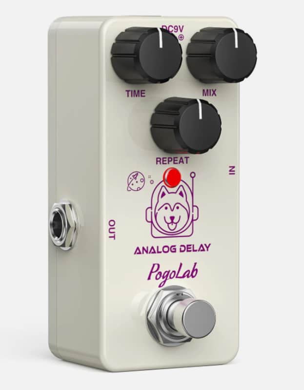 Pogolab Analog Delay Mini Guitar Pedal – DC 9V True Bypass Effects Pedal image 1