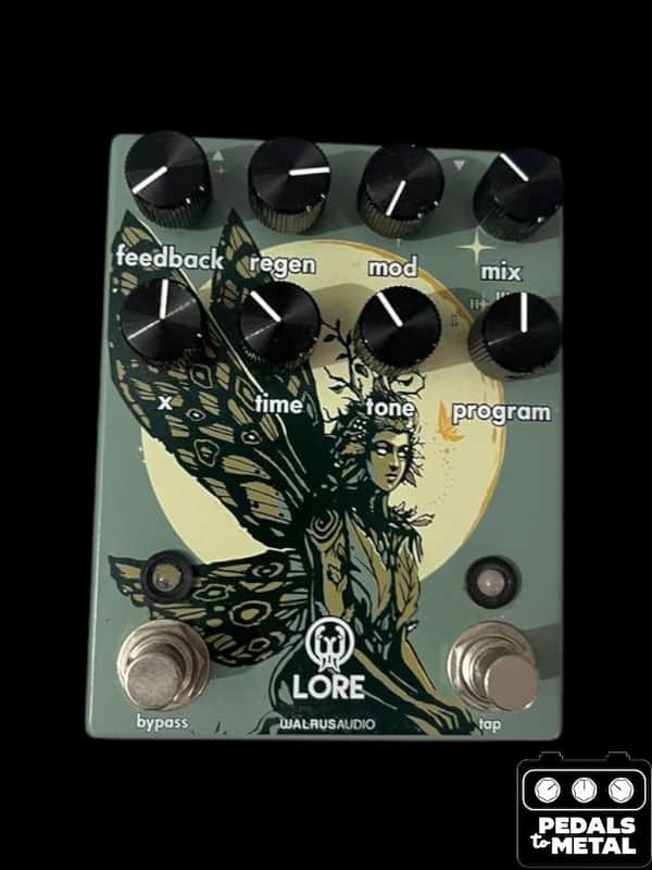 Walrus Audio Lore Reverse Soundscape Generator 2022 - Present - Muted Green / Dark Green Fairy - X18424 image 1