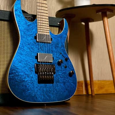 Ibanez RG5120M Prestige Japan in Frozen Ocean image 2