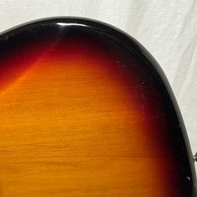 Fender Jaco Pastorius Jazz Bass Fretless 4-string J-Bass with Case 2005 - 3-Color Sunburst / Pau Ferro fingerboard image 10