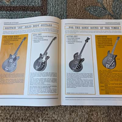 Vintage 1965 Gretsch Guitars & Amplifiers Catalog #32! Chet Atkins, White Falcon! Rare, Original Case Candy! image 5