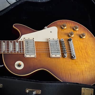 Gibson Custom Shop Billy Gibbons "Pearly Gates" Les Paul Std. VOS "Holy Grail" Ltd. Run! Serial: #BG145 nur 3,92kg!  2009 - VOS Pearly Gates Burst image 14
