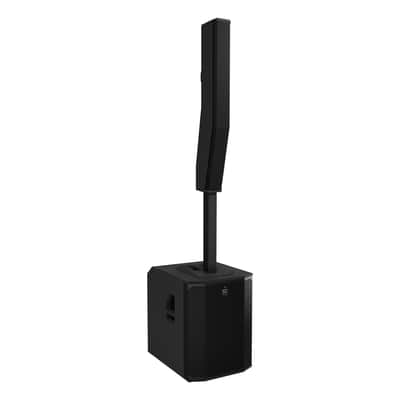 2x Electro-Voice EVOLVE 90 Powered Column Array Black + Odyssey FZEVOLVE90W Case image 3