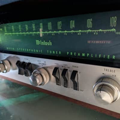 Iconic McIntosh MX110 Preamp/Tuner 1968-1971 - Oiled Walnut image 6