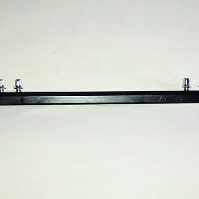 UNMARKED BASS DRUM POWER SHAFT CONNECTOR BAR - BLACK & ALUMINUM - FREE SHIP TO C-USA! image 4