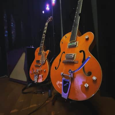 Gretsch G6120SSL-VO Brian Setzer Nashville Lacquer 2004 - 2014 - Vintage Orange image 1