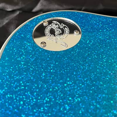 Firefly Ace Frehley Tribute Guitar Blue Silver Sparkle image 8
