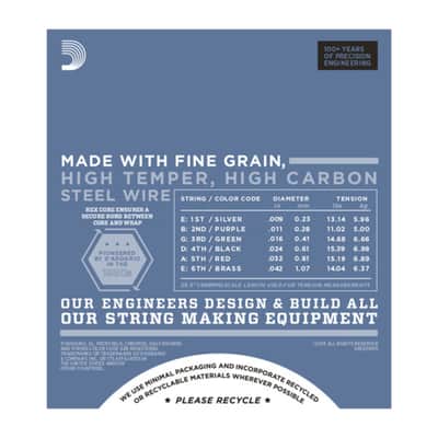 D'Addario E-Guitar Strings EPS515 11-50 Stainless Steel Round Wound - Electric Guitar Strings image 3