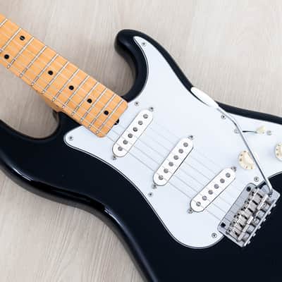 1986 Squier by Fender Bullet S3T (V2) Black w/ American Standard Pickups, E6-Serial Japan MIJ Fujigen image 7