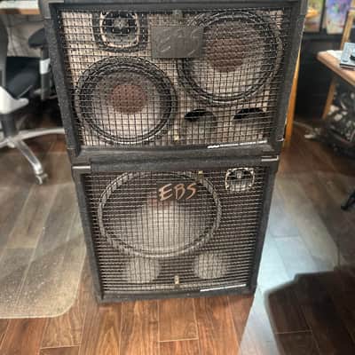 EBS HD350 Bass Amp Head With NEO 115 & NEO 210 Evolution Neoline Pro Speakers mid 2000s ish - Rack Mounted & Carpeted image 8