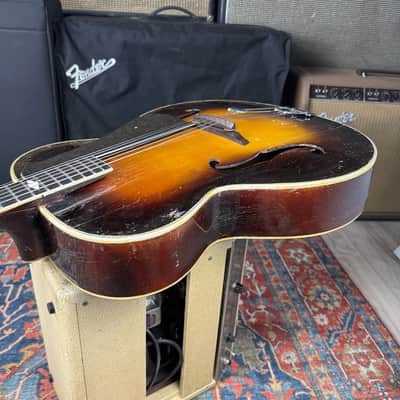 1945 Epiphone Triumph Archtop Acoustic Solid Woods Made in NY USA- Refret image 19