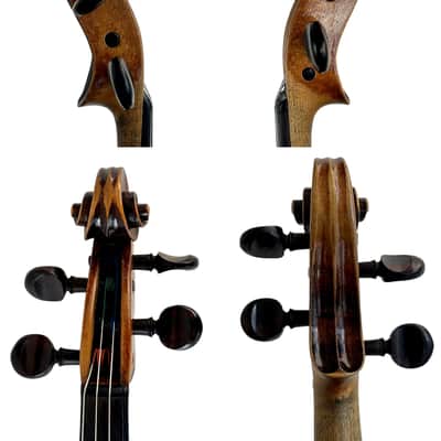 Antique 4/4 Violin - Labeled “Ruggeri 1675” Cremona - Flamed Maple Back - Complete Outfit with Case, Bow & Certificate - VIDEOS image 16
