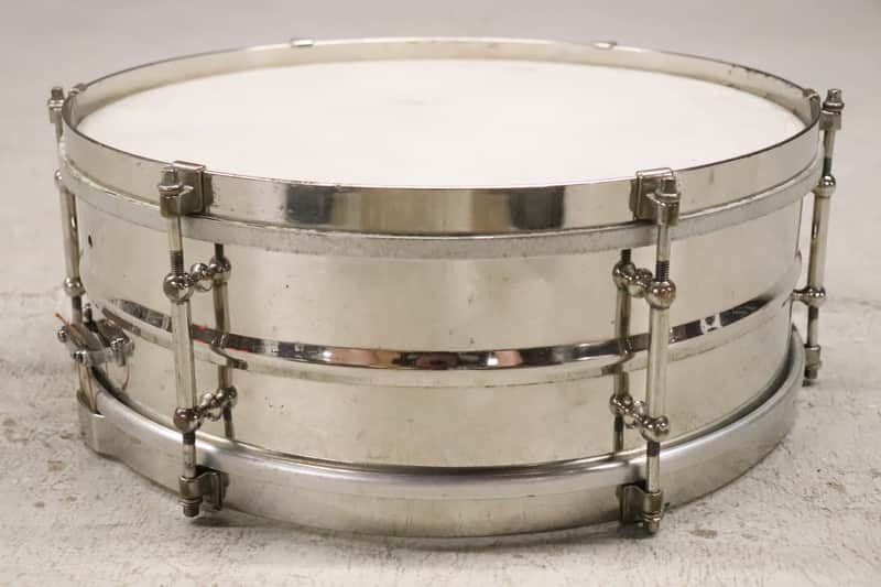 Slingerland 5x14" NOB Snare Drum 6 Lugs Vintage 1930's image 1