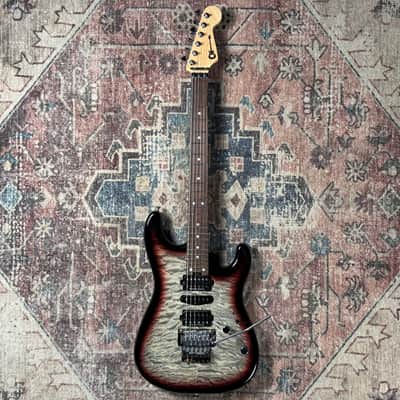2023 Charvel MJ San Dimas Style 1 HSH FR PF QM Midnight Glow MIJ Made In Japan Electric Guitar W/ Original Case! image 5