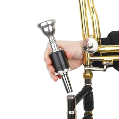 Optimizer For Trombone With Large Shank Mouthpieces Practicing And Playing Without Excessive Mouthpiece Pressure The Device For Correcting Excessive Pressure Must-Have For Brass Players image 1