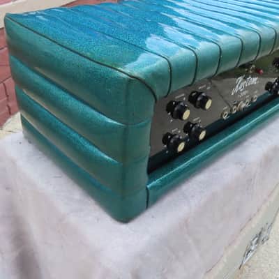 KUSTOM 1970 KB-200-1 CASCADE GREEN BASS AMPLIFIER HEAD RARE! ORIGINAL CLEAN! image 3