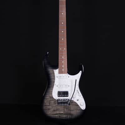Ibanez AZ22S1F Flame top Electric, Transparent Black Sunburst image 5