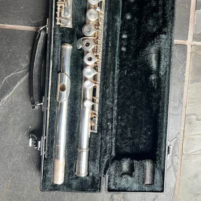 Yamaha 365I Open Hole Flute , solid silver head Joint, Japan image 1