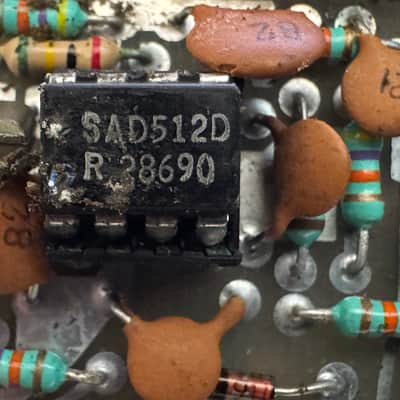 MXR Micro Flanger Vintage Reticon SAD512 chip Flange MX-152 1981 - Brown image 7