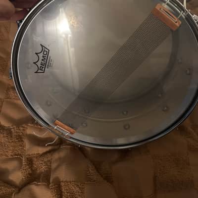 Ludwig LM402 Supraphonic 6.5x14" 10-Lug Aluminum Snare Drum 1985 - Present - Chrome-Plated image 4