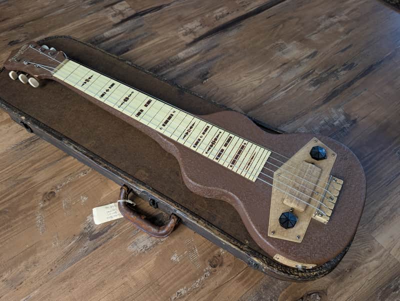 1940 Gibson Mastertone Special Vintage Lap Steel Guitar Brown W/OSSC CLEAN! image 1