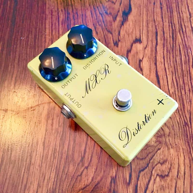 MXR Distortion plus + bud box 1974 Script logo original analog usa vintage image 1