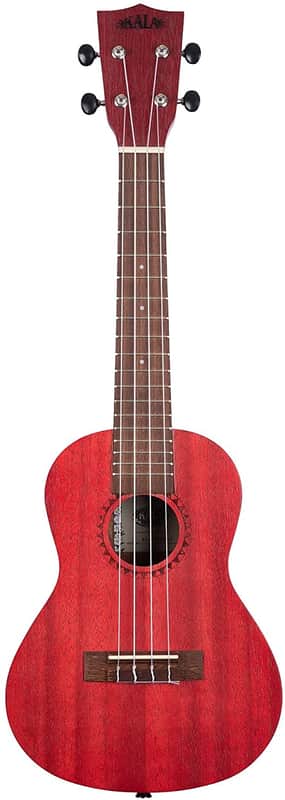 Kala MRT-RED-C Modern Meranti Concert Ukulele - Adobe Red image 1