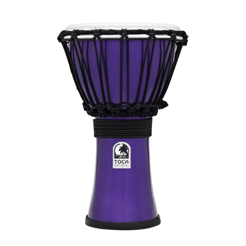 Toca Percussion TFCDJ-7MI ColorSound Djembe 7" (Indigo) - Djembe image 1