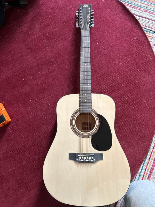 Rogue RA-090 Dreadnought 12-String Acoustic Guitar Natural image 1