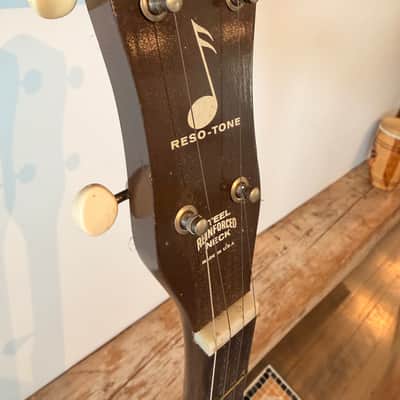 1950s-1960s Harmony Reso-Tone 5-String Openback Banjo – Made in USA, One-Owner "Closet Classic" image 7