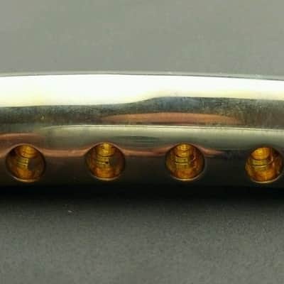 MojoAxe Compensated Wraparound Bridge Tailpiece for Gibson Les Paul, aged gold image 6
