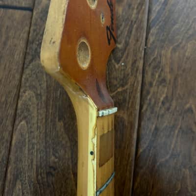 Fender Jazz Bass Neck 1973 - Maple Pearl Block Inlay 100% Original 4 Bolt Neck Last Price Drop! image 7