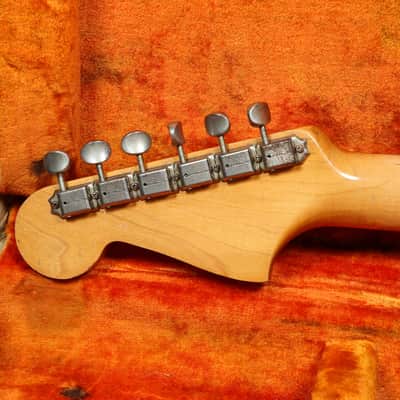 1964 Fender Jazzmaster - Olympic White with Matching Headstock - OHSC image 7
