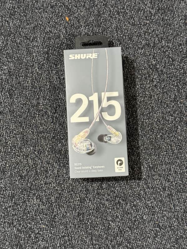 Shure SE215 PRO Wired In-Ear Monitors - 64" Cable 2022 - Present - Clear image 1