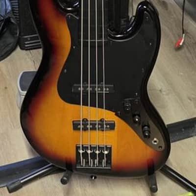Squier Vintage Modified Jazz Bass Upgraded Fretless - Sunburst 2010s image 1