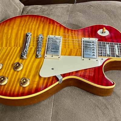Gibson Custom Shop Historic Collection '59 Les Paul Standard Flametop Reissue 2002 - Heritage Cherry Sunburst image 12