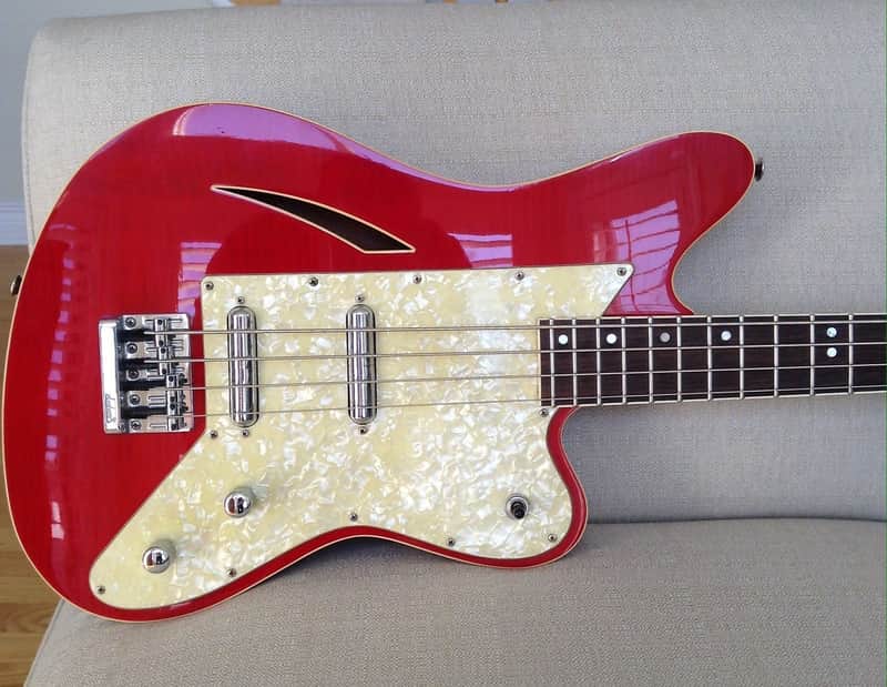 Charvel Surfcaster Bass Early 1990's Red image 1