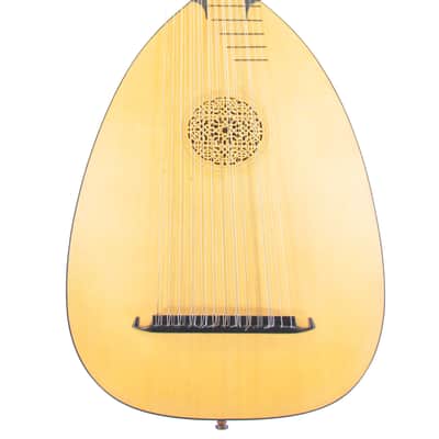 Peter Harlan (Hans Jorrdan) theorbo (Renaissance lute) from 1927 handmade in Germany - a real rarity! image 1