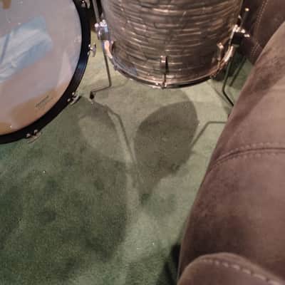 Ludwig 3 Piece Drum Shell Pack 1970's 9x13,14x16, and 14x20- Sky Blue Pearl image 8