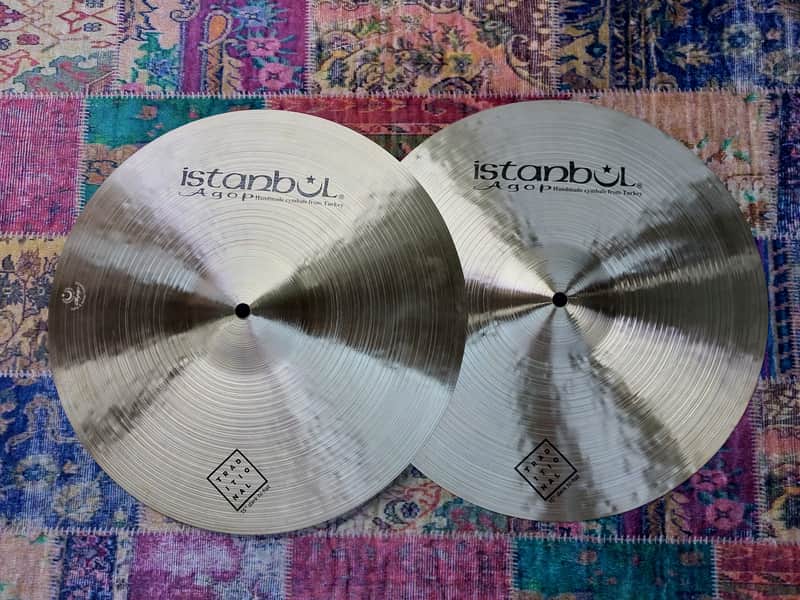 Istanbul Agop 15" Traditional Dark Hi-Hat (Pair) image 1